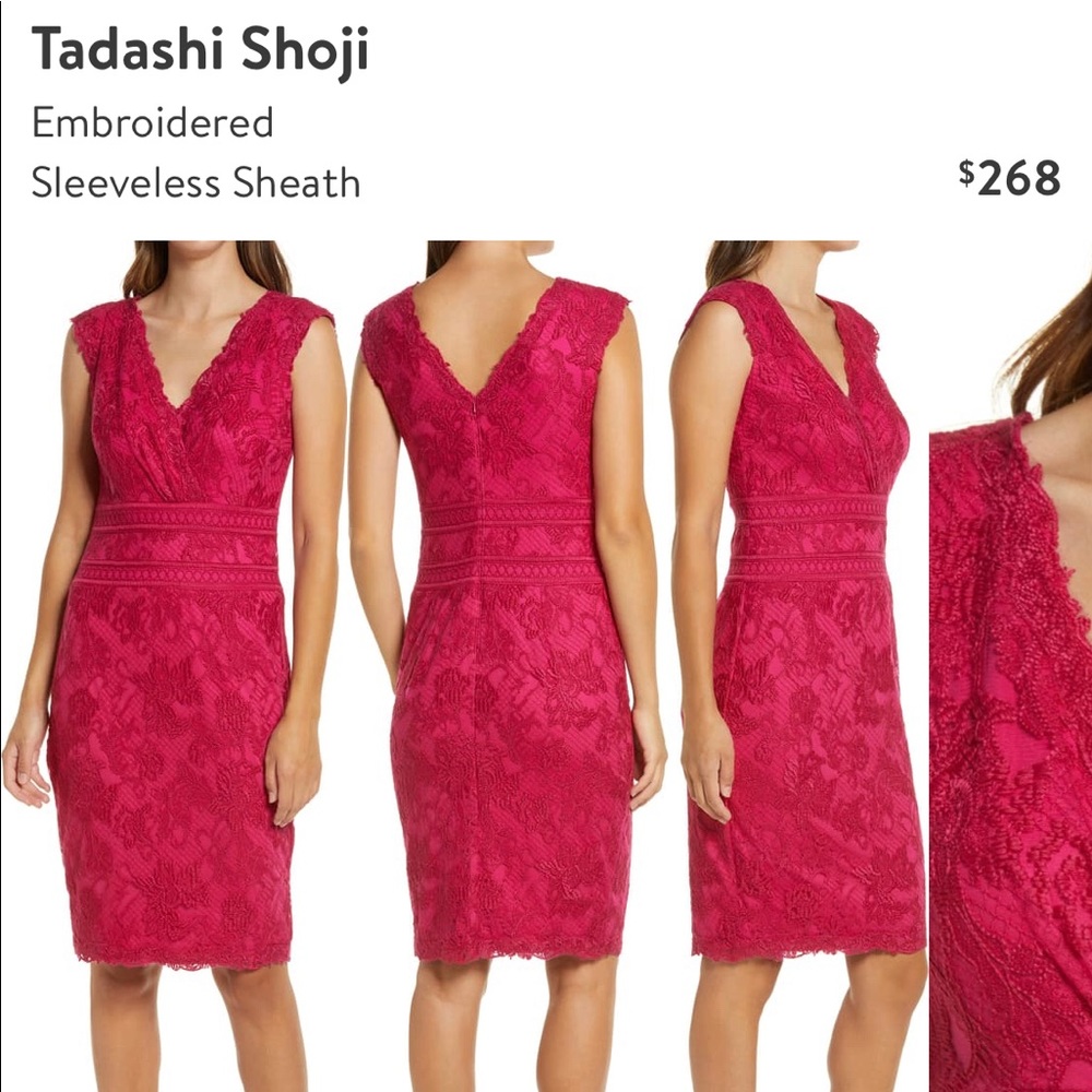NWT Nordstrom Tadashi Shoji sheath dress